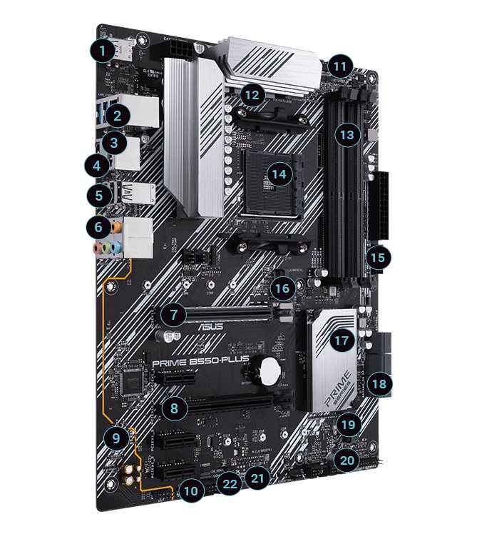 ASUS PRIME B550-PLUS DDR4