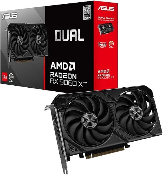 ASUS Radeon RX 9060 XT DUAL 16GB GDDR6