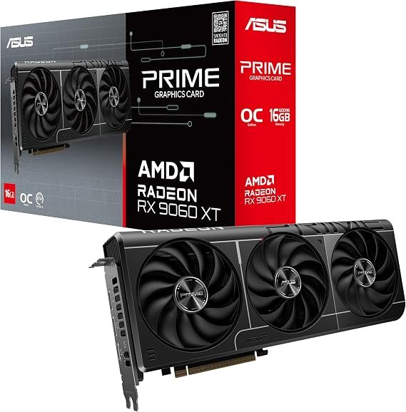 ASUS Radeon RX 9060 XT Prime OC Edition 16GB GDDR6