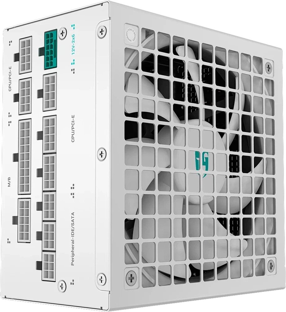 Блок питания Deepcool PN1200M White (1200W, 80+ Gold, APFC, 20+4 pin)