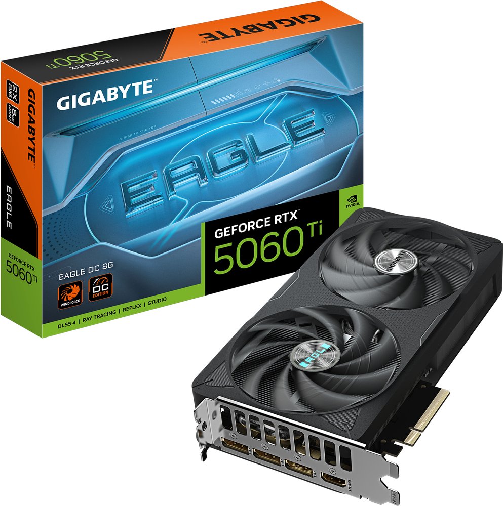 Gigabyte GeForce RTX 5060 Ti EAGLE OC 8GB GV-N506TEAGLE OC-8GD