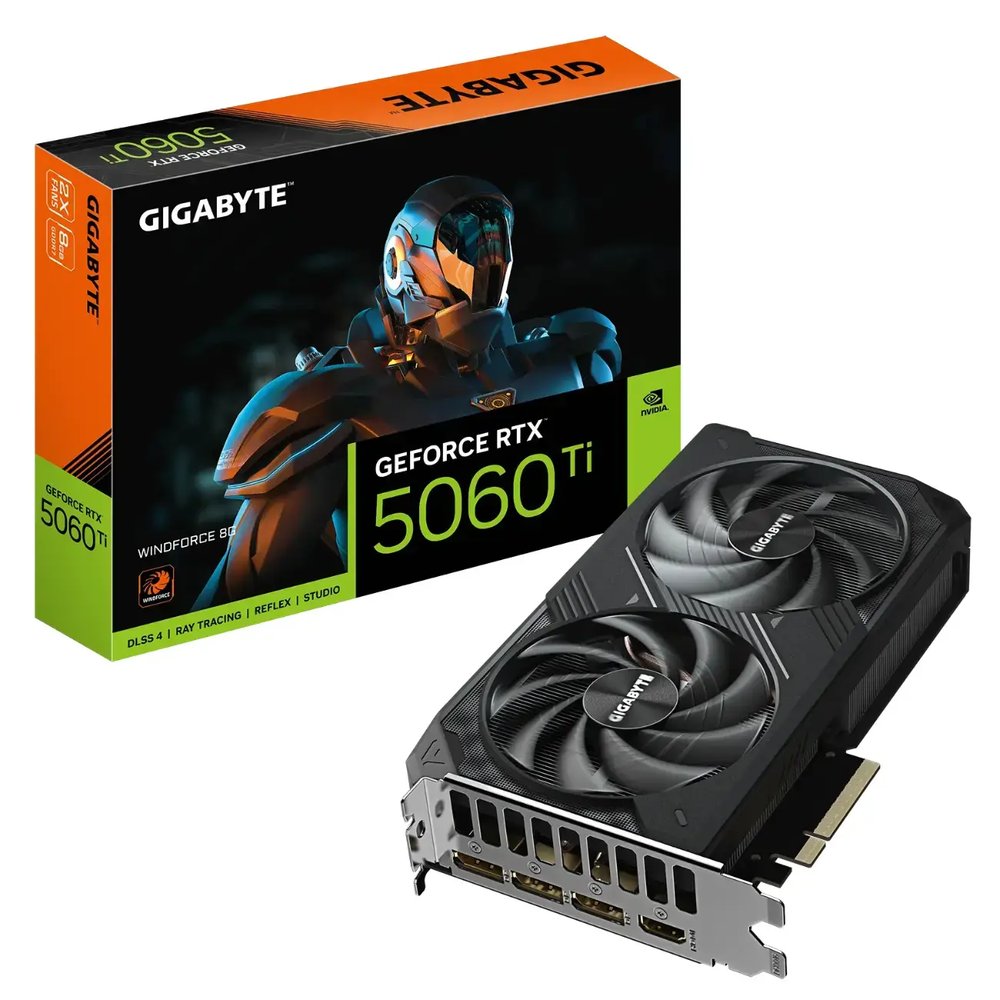 Gigabyte GeForce RTX 5060 Ti WINDFORCE 8GB GV-N506TWF2-8GD