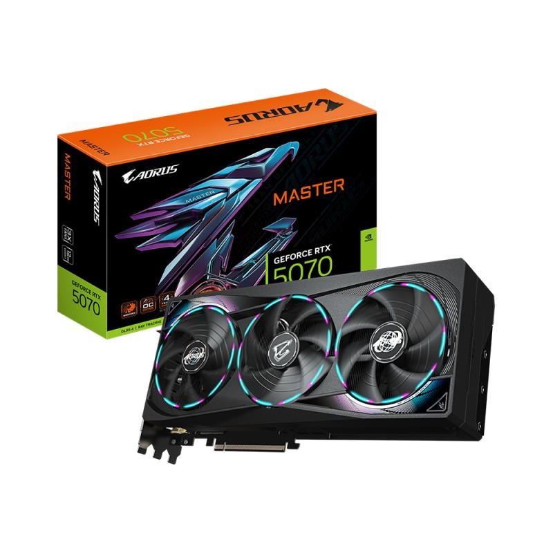 Видеокарта Gigabyte GeForce RTX 5070 AORUS MASTER 12GB