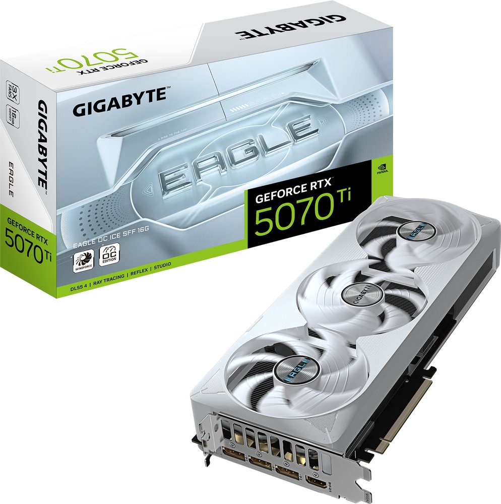 Gigabyte GeForce RTX 5070 Ti EAGLE OC ICE 16GB GV-N507TEAGLEOC ICE-16GD