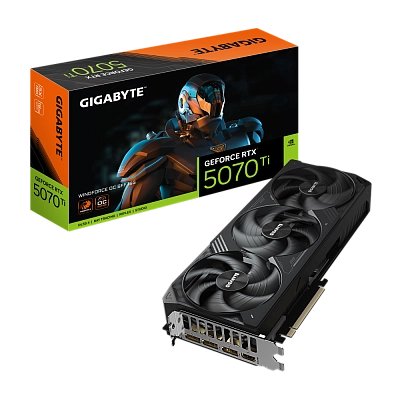 Gigabyte GeForce RTX 5070 Ti WINDFORCE OC 16GB GV-N507TWF3OC-16GD