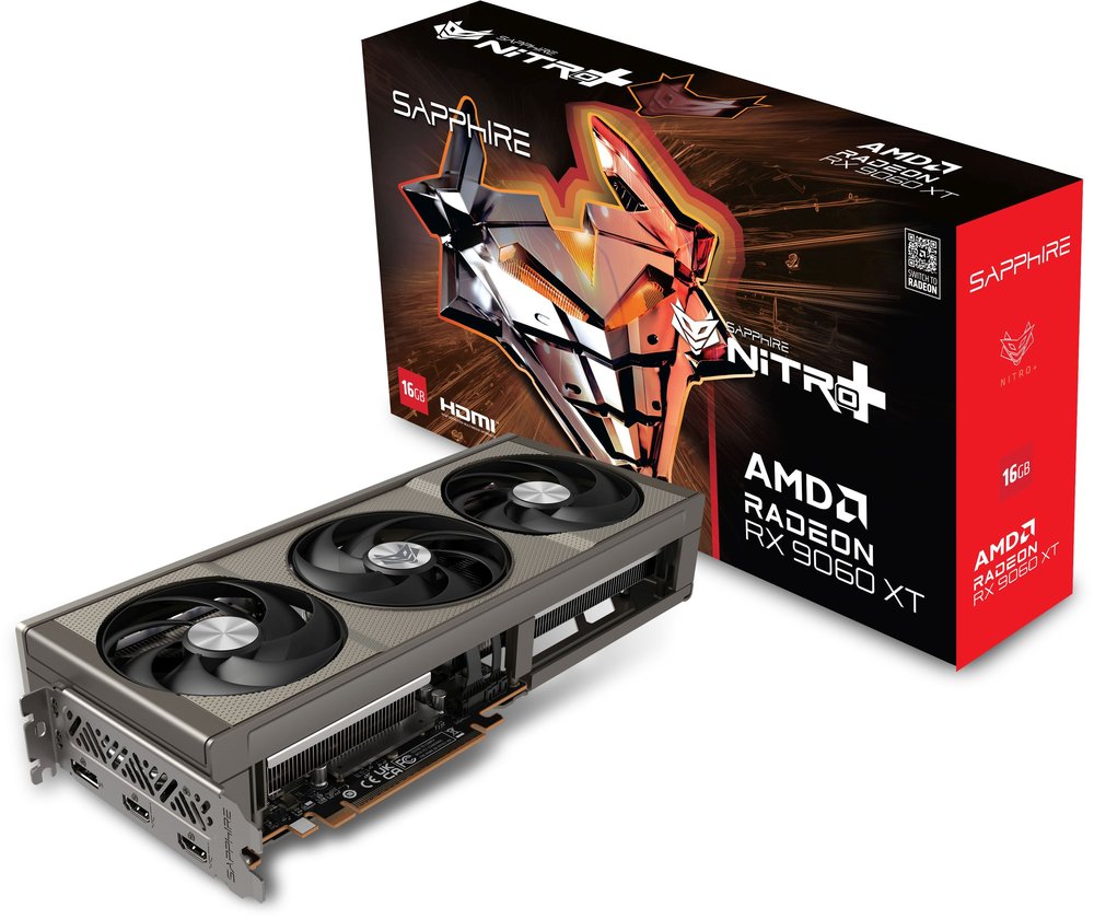 Sapphire NITRO+ AMD Radeon RX 9060 XT GAMING OC 16GB