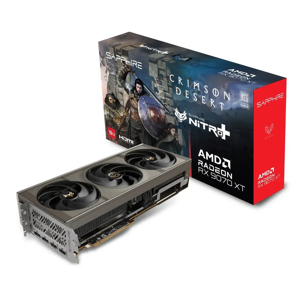 Sapphire NITRO+ AMD Radeon RX 9070 XT CRIMSON DESERT EDITION GAMING OC 16GB
