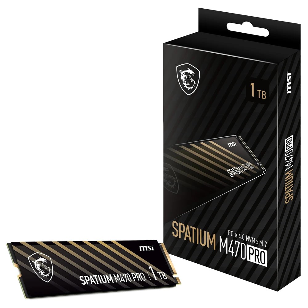 SSD M.2 MSI 1000GB SPATIUM M470 PRO 6000MB/s NVMe